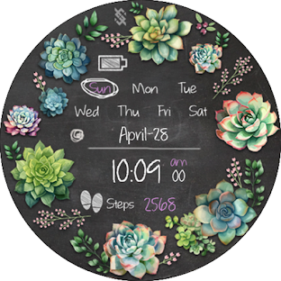 BFF121 - Blackboard Art Flower